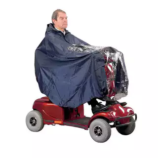 Scooter de quatro rodas para idosos, cadeira elétrica com deficiência, capa Poncho scoteraip