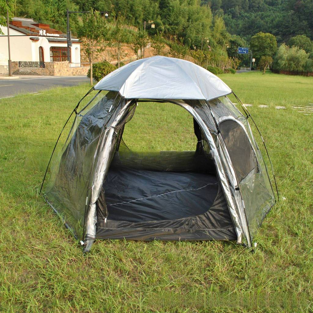 Protetor solar à prova de chuva três em um, interno e externo, camada ...