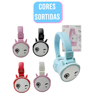 Fone De Ouvido Headphone INFANTIL Bluetooth CUTE - (Cores Sortidas)