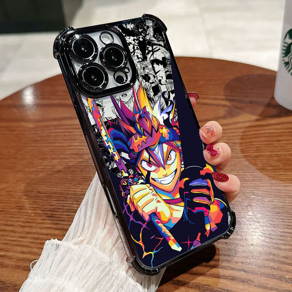 Asta Black Clover Logo Anime Capa Galvanizada Para Samsung A57 5G
