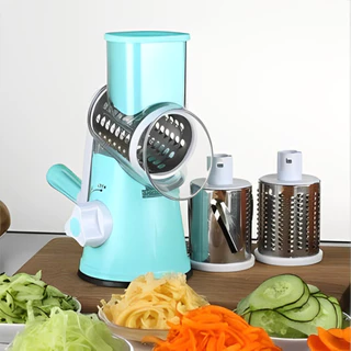 FATIADOR Manual de Legumes Giratório Multiuso Inox 3 em 1 - BM-A20