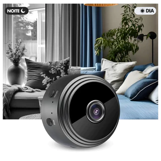 Mini Câmera Espiã A9 Wifi com Sensor e Visão Noturna em Oferta na Shopee