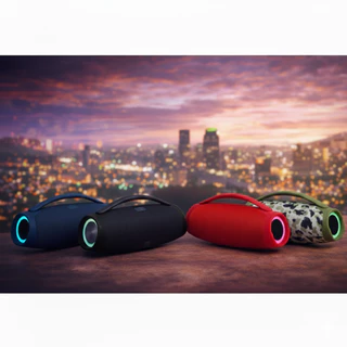Caixa De Som Booms Box 3 33CM/120W Bluetooth Pen-drive AUX PRETO/AZUL/VERMELHO/CAMUFLADO ENVIO ALEATORIO ENVIO IMEDIATO em Oferta na Shopee
