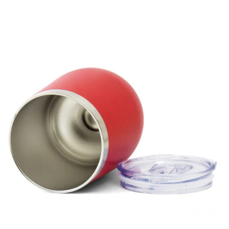 Personalizado - COPO CUIA Térmico Inox com Tampa Antivazamento (360 ml) - Vermelho