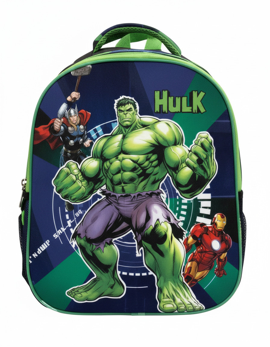 Mochila Infantil Hulk Vingadores – Escolar, Resistente | Shopee Brasil
