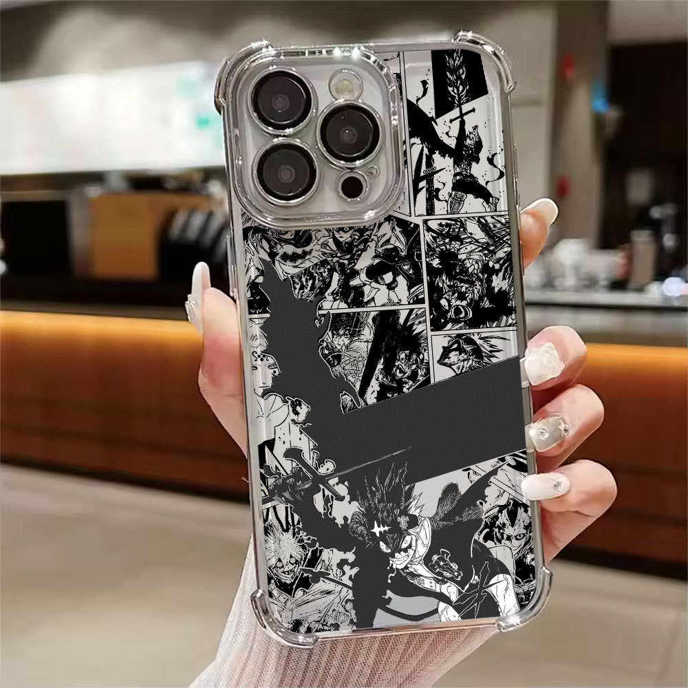 Asta Black Clover Logo Anime Capa Galvanizada Para Samsung A57 5G