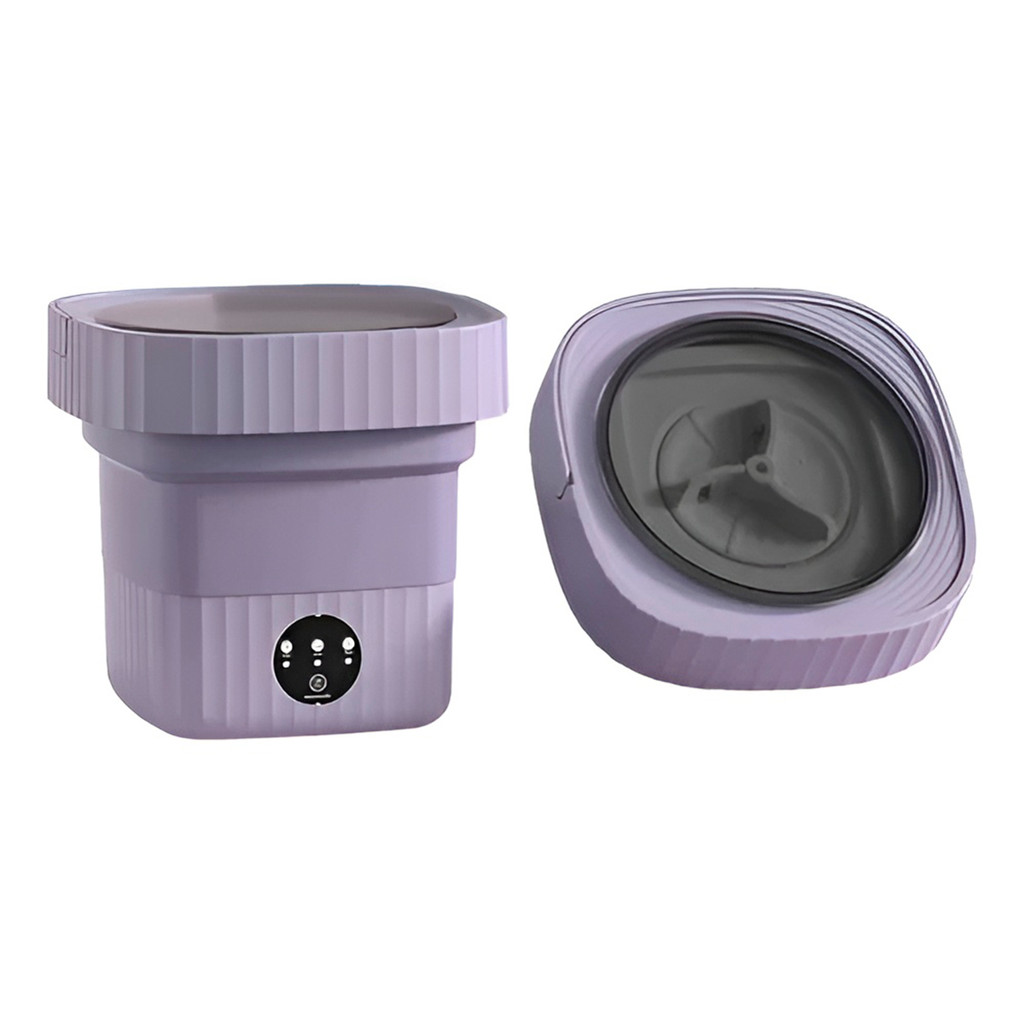 Mini Máquina de Lavar Roupas Dobrável Portátil 12 Litros Compacta e ...