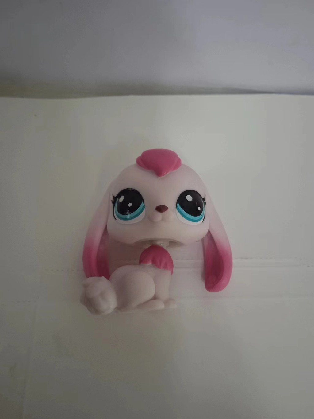 LPS Figura Coelho Branco Rosa Littlest pet shop Brinquedo Infantil ...