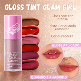 Glam Girl Gloss Tint Ruby Rose - Linha PopStar HB L6603 em Oferta na Shopee