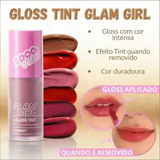 Gloss Tint Ruby Rose - Linha Glam Girl PopStar HB L6603 em Oferta na Shopee
