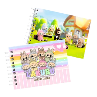 Livro De Colorir Criativo Labubu Estilo Bobbie Goods em Oferta na Shopee