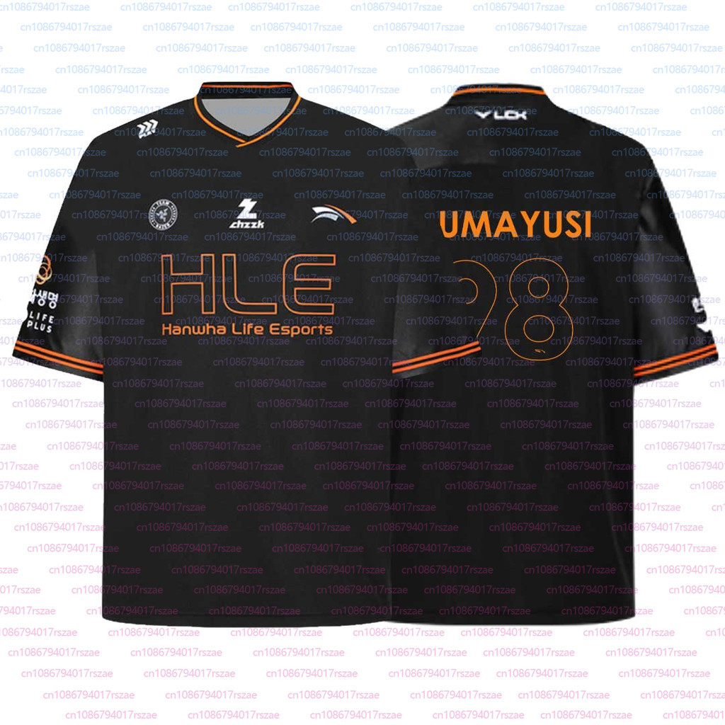 HLE LCK 2026 Hanwha Team Jersey Fãs GUMAYUSI Impressão 3D
