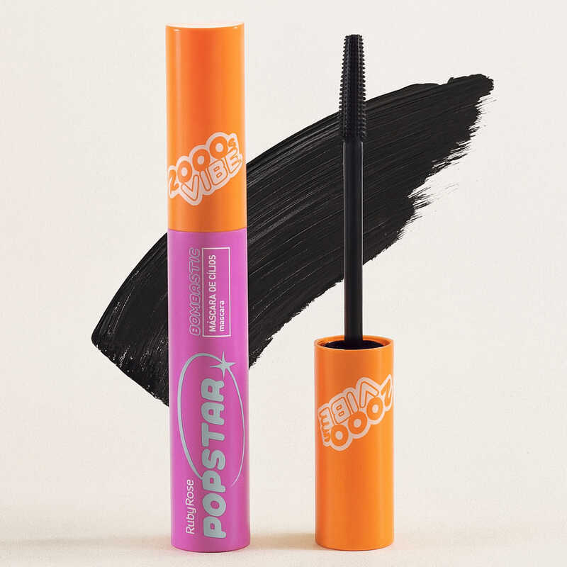 Rímel Ruby Rose Popstar Bombastic - Para Cílios com Volume e Definição ...