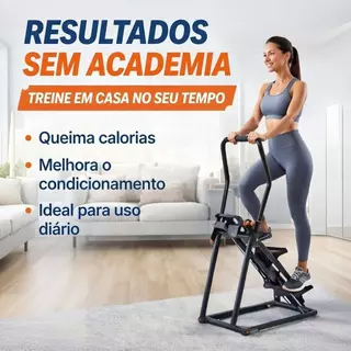 Simulador de Escada Dobrável para Exercício em Casa Equipamento Fitness Compacto, Suporta até 150kg em Oferta na Shopee