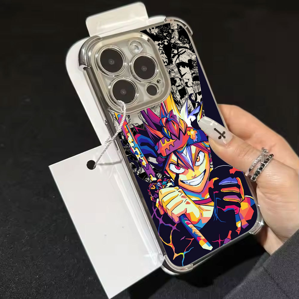 Asta Black Clover Logo Anime Capa Galvanizada Para Samsung A57 5G