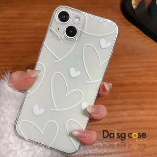 Traço minimalista Capinha Capa de Transparente Para iPhone 11 14 15 16 12 17 13 pro max 7/8 plus produto em alta
