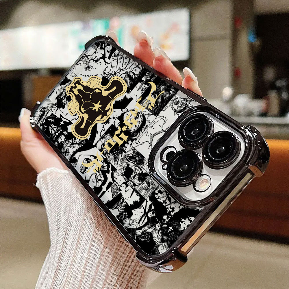 Asta Black Clover Logo Anime Capa Galvanizada Para Samsung A57 5G