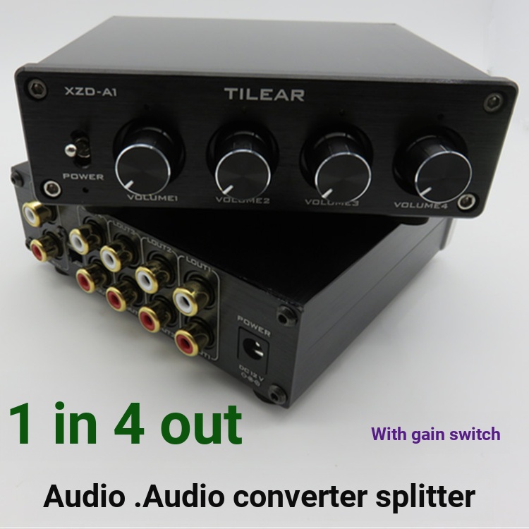 Distributore Audio SEKASO 1 Ingresso 4 Uscite RCA - Selettore Segnale HiFi - Foto 4