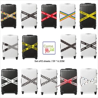2 Adesivos Personalizados De Bagagem E Caixa De Viagem Em Tira Grande , De Skate De Motocicleta Para Decoração De Casa , À Prova D'água