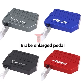 [Preço Do Ventilação] Adequado para Yamaha YZF-R3 R25 MT03 MT25 Freio Modificado Extra Grande Assento de Freio Traseiro Cobertura do Pedal de Alargamento