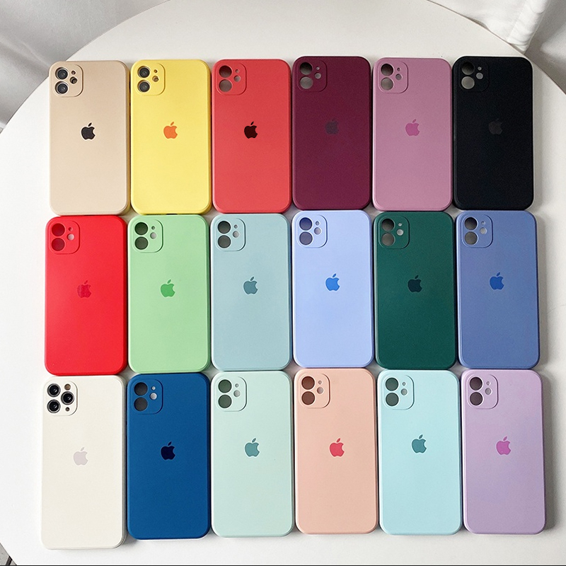 Apple iPhone 13 12 11 Pro MAX X XS XR 7 8 Plus Estojo De Silicone De ...