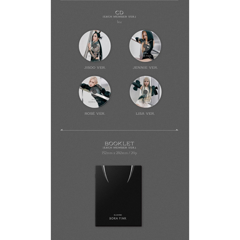 Ktown4U] BLACKPINK 2nd Album - Born Pink [Digipack Ver.] | Shopee