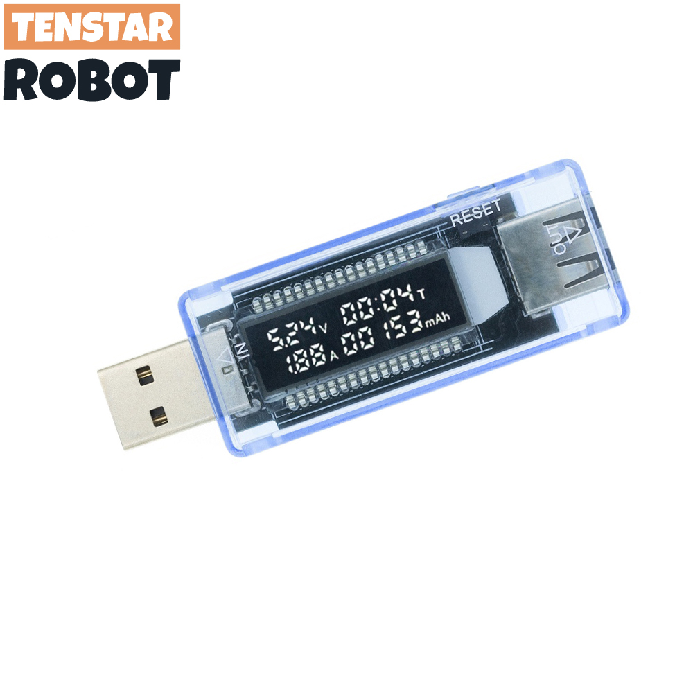KWS-V20 USB Volt Voltagem Do Carregador De Corrente Banco De Potência Medidor Testador