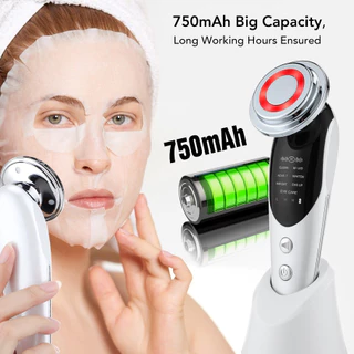 7 Em 1 Massageador Facial RF Dispositivo De Levantamento LED De Radiofrequência Rejuvenescimento Da Pele Remoção De Rugas Ferramentas De Cuidados Com A