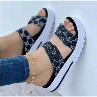 Mulheres Sandálias Cunhas Fundo Macio Sapatos Para As De Verão Plataforma Med Saltos Femininos Sandalias De Cunha