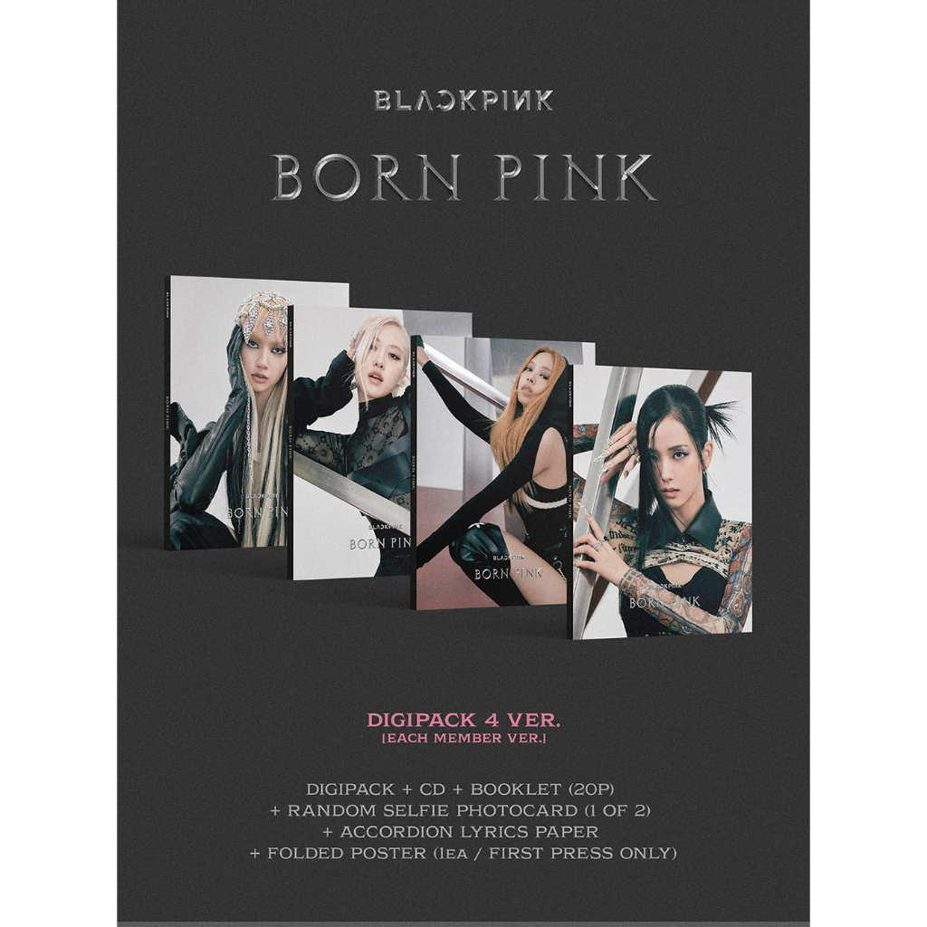 Ktown4U] BLACKPINK 2nd Album - Born Pink [Digipack Ver.] | Shopee