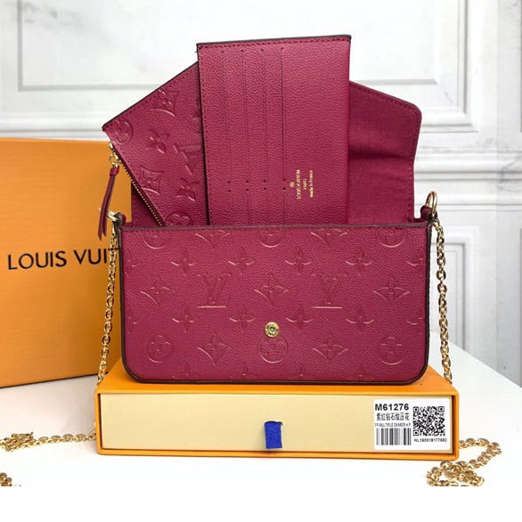 100 % Original Auténtico Louis Vuitton 44840 Mujer s mini crossbody Bolso  De Hombro Con Caja LV Cartera