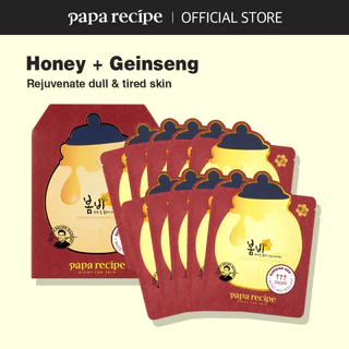 Receita papa Pacote De Máscara De Óleo De Mel Vermelho Ginseng Bombee (25g * 10 Folhas)