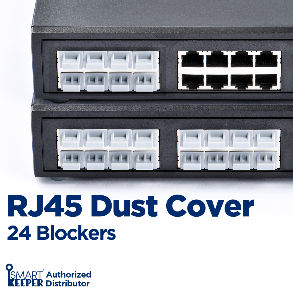 RJ45 Capa De Poeira 24 (Ethernet RJ45 Tampa Porta 24ea , Removível Sem ...