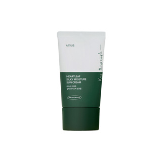 anua heartleaf silky moisture sun cream 50ml spf50+ pa++++