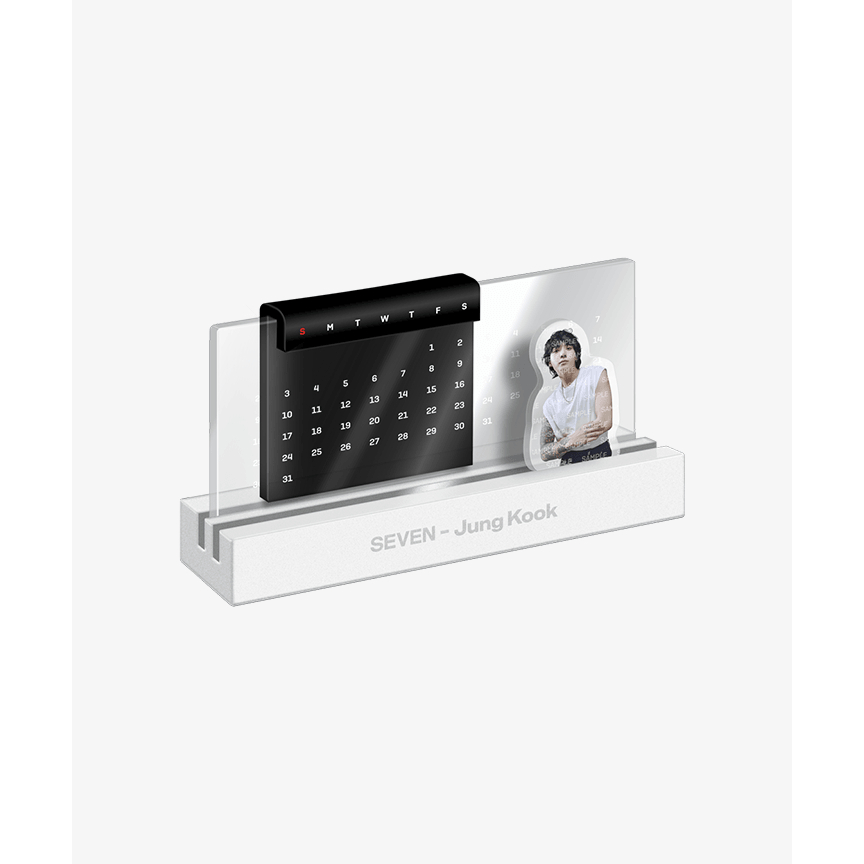 WEVERSE] BTS JungKook (JK) - Seven Acrylic Stand Calendar