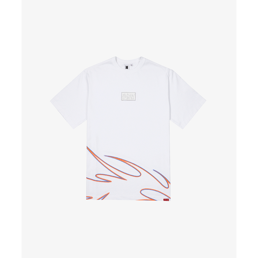 BTS-SUGA l Agust D TOUR-DAY Camiseta De Tamanho Superior (Branca
