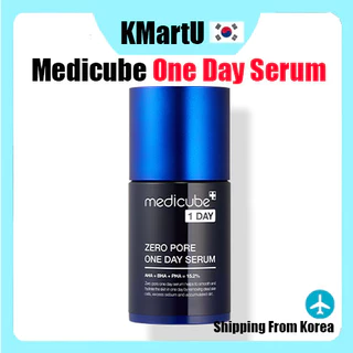 MEDICUBE Zero pore One day serum/Soro De resurfacing Noturno Com Complexo Tensor De Poros 30ml Brindes