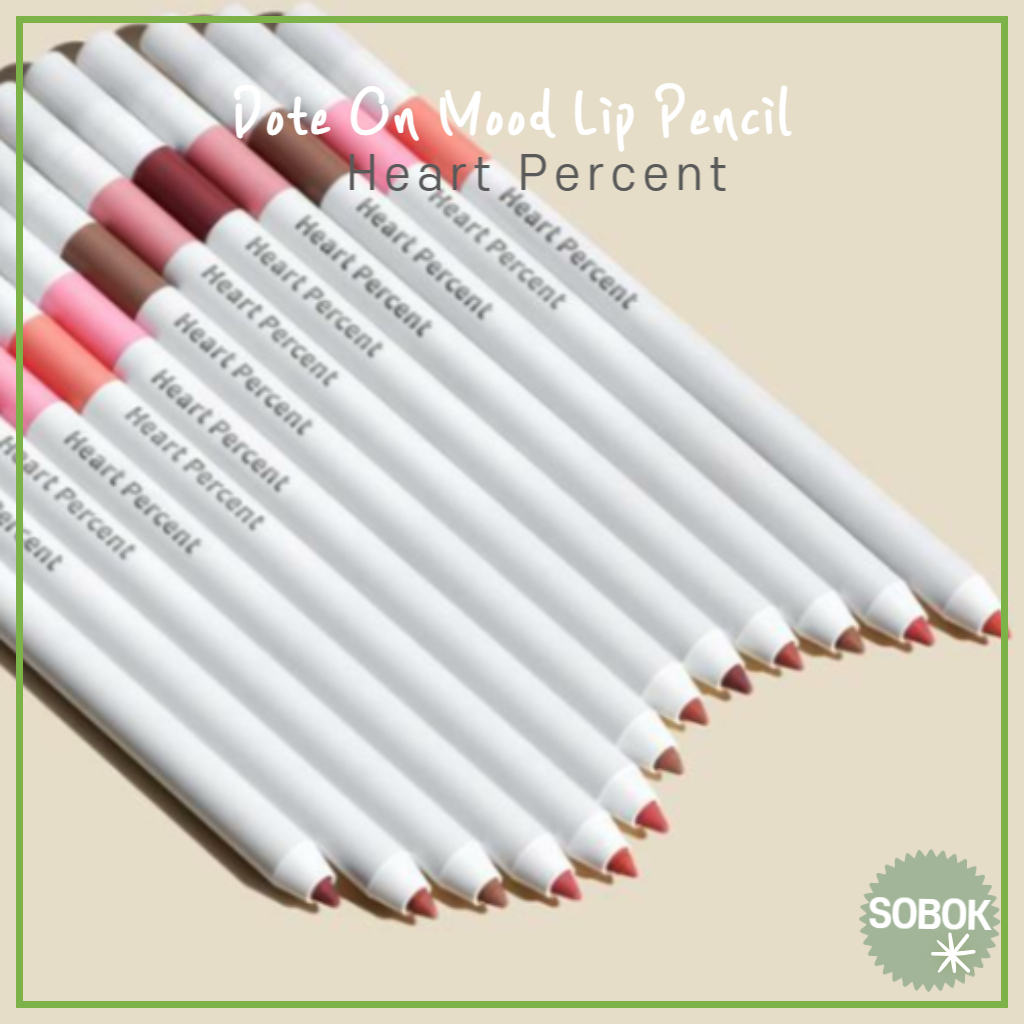 Heart Percent] Dote On Mood Lip Pencil (+Slim) 20 Cores/lápis