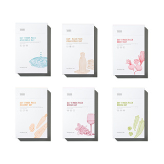 tenzero day one mask pack 6type 25 ml x 10ea