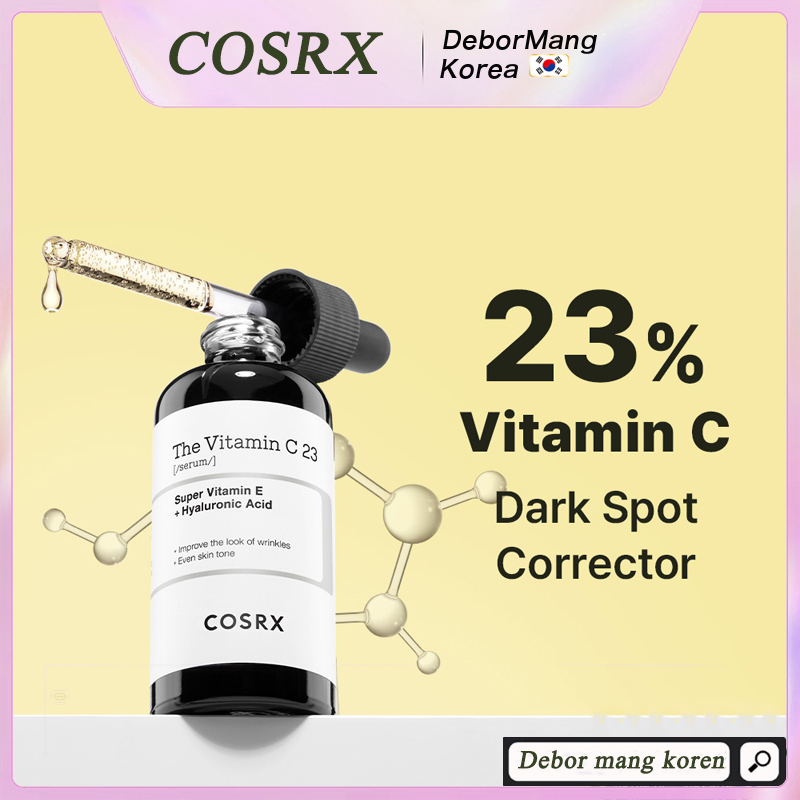 COSRX O Soro De Vitamina c 23 (20g) , Pura % , Corretor De Manchas Escuras , vit Brilhante , Reduzir melasma Para Pele Baça , Tom De Desigual