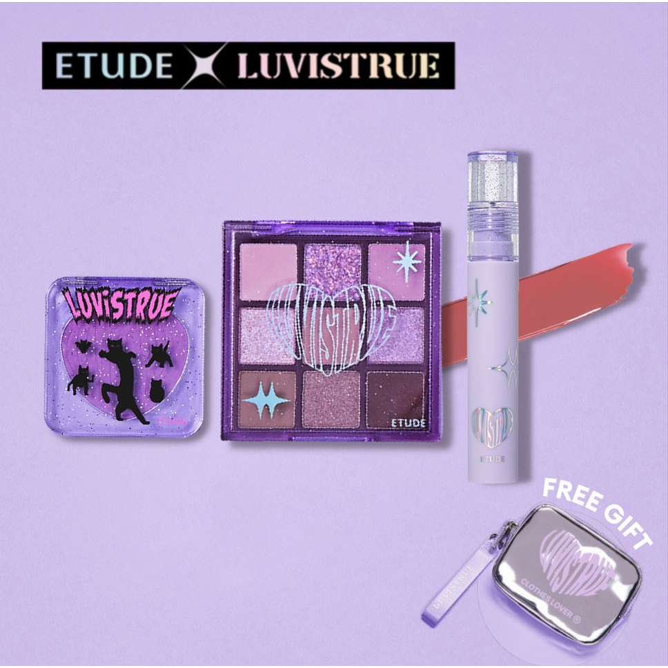 (Luv) LUVISTRUE Trio Set 3pcs (Play Color Eyes + Fixing Tint + is Cheek ...