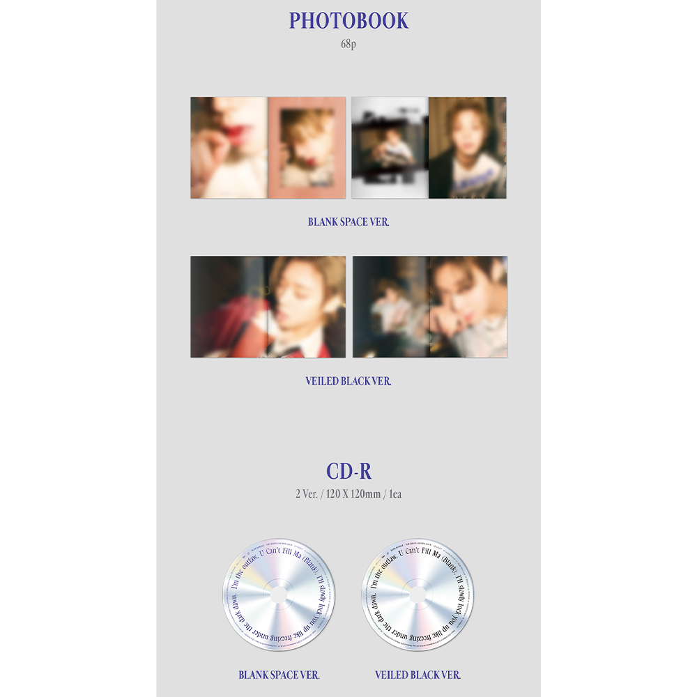PARK JIHOON - 7th Mini Album [ Blank or Black ] | Shopee Brasil