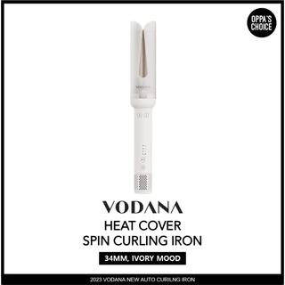 [Novo] VODANA Cobertura Térmica De Ferro De Frisar Girar (34MM , Humor De Marfim)