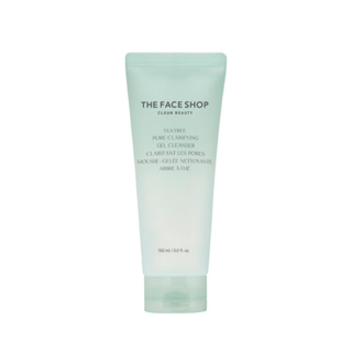the face shop tea tree pore clarifying gel cleanser 150ml