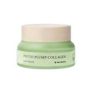 MIZON Phyto Plump collagen Day Cream 50ml/Vegan , Colágeno À Base De Plantas , Melhoria Das Rugas