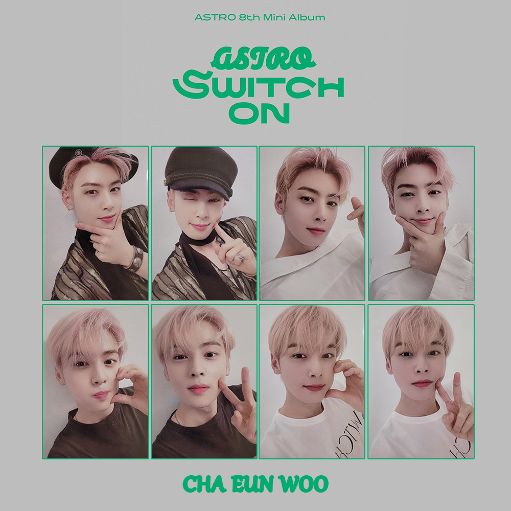 ASTRO 9th Mini Álbum - SWITCH ON [CHA EUNWOO PHOTOCARD] | Shopee