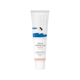round lab birch juice moisturizing tone up sun cream 50ml spf50+ pa++++ caseless