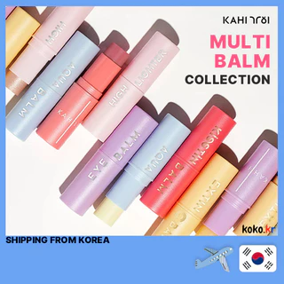 KAHI Multi Balm Collection (Wrinkle Bounce , Aqua Extin C Bálsamo Para Os Olhos , Kisstin Pink , Highlighter) with FREEBIES