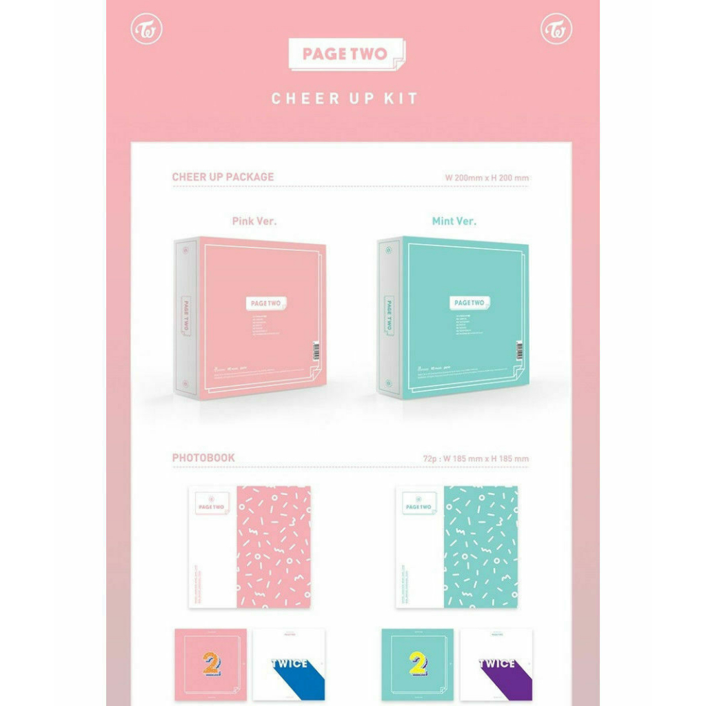 TWICE [PAGE TWO] 2nd Mini Album | Shopee Brasil
