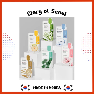 MEDIHEAL Essential mask sheet pack 10pcs (Teatree, Madecassoside, Collagen, Watermide, Vita, Placenta)